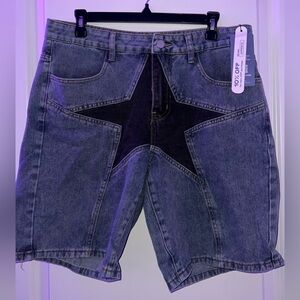 Denim Star Jean Shorts